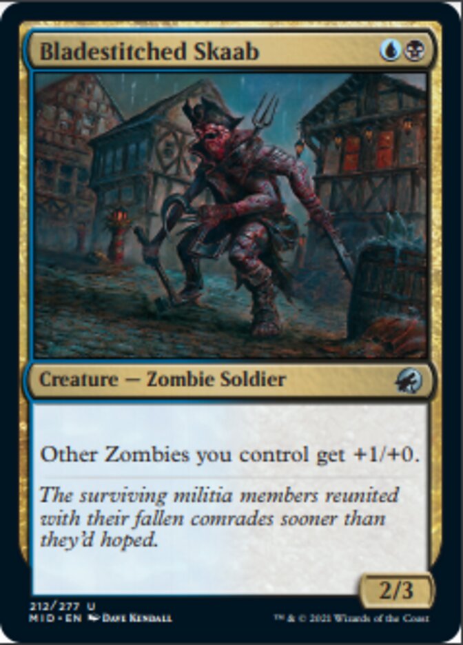 Skaab cousu de lames [Innistrad : Chasse de Minuit]