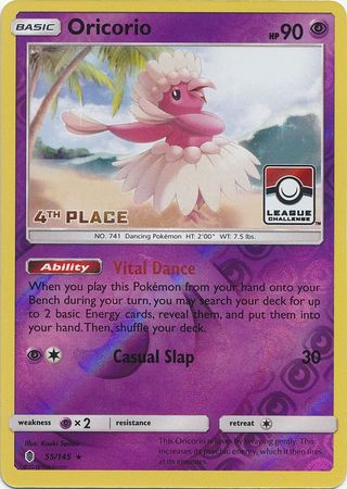 Oricorio (55/145) (Promo Ligue 4e place) [Soleil et Lune : Gardiens Ascendants]