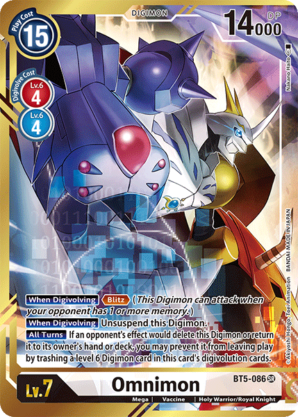 Omnimon [BT5-086] (Arte Alternativo - Nakano Haito) [Batalla de Omni]