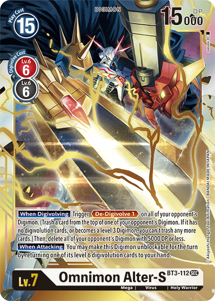 Omnimon Alter-S [BT3-112] [Caja de edición especial Ver.1.5]