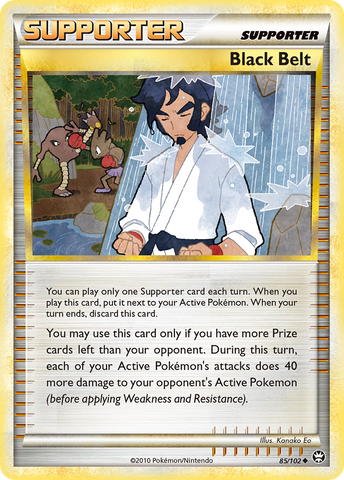 Cinturón Negro (85/102) [HeartGold & SoulSilver: Triumphant]