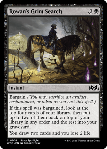 La sinistre quête de Rowan [Les friches d'Eldraine]