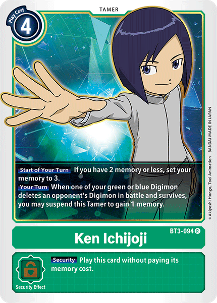 Ken Ichijoji [BT3-094] [Relanzamiento Special Booster Ver.1.5]