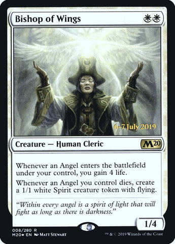 Obispo de las alas [Core Set 2020 Prerelease Promos]