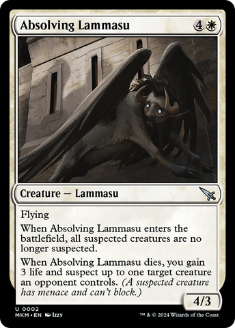 Absolution de Lammasu [Meurtres au manoir Karlov]