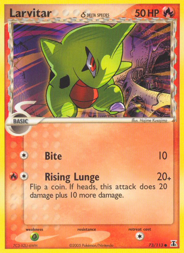 Larvitar (73/113) (Espèce Delta) [EX: Espèce Delta]
