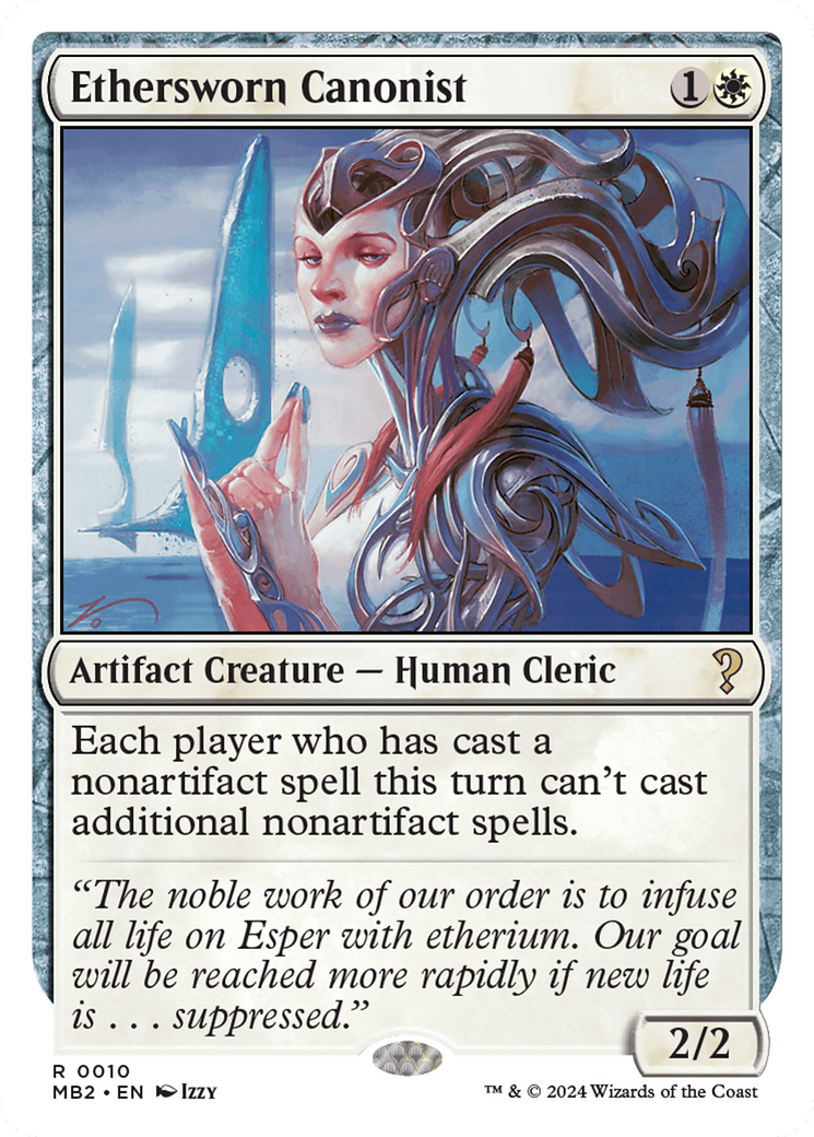 Chanoinesse éthérée (Cadre blanc) [Mystery Booster 2]