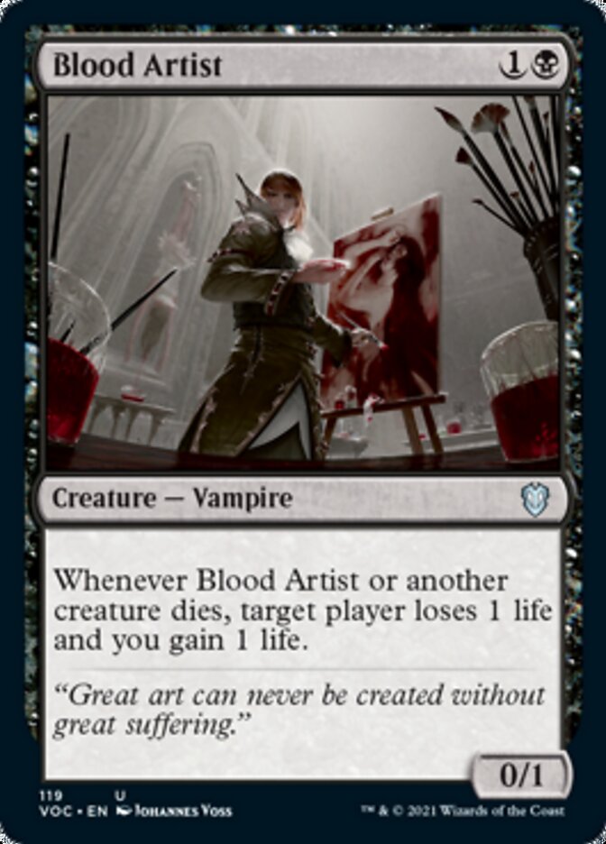 Artiste de sang [Innistrad: Commander Chasse de minuit]