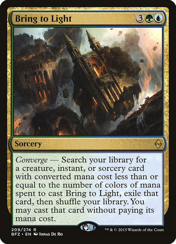 Sacar a la luz [La Batalla por Zendikar]