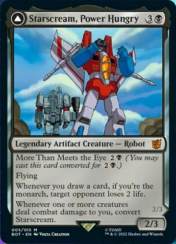 Starscream, Sediento de poder // Starscream, Líder de los Buscadores [Transformers]