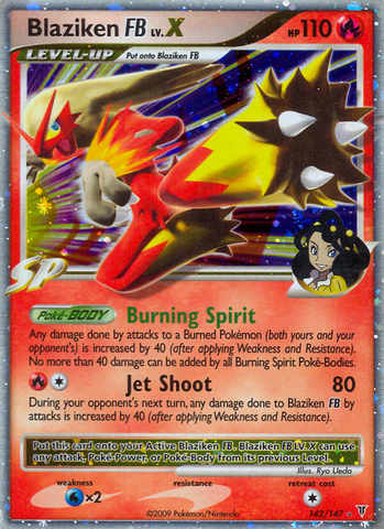 Blaziken FB LV.X (142/147) [Platino: Vencedores Supremos]