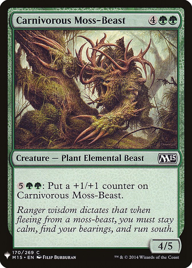 Bête mousse carnivore [Booster mystère]