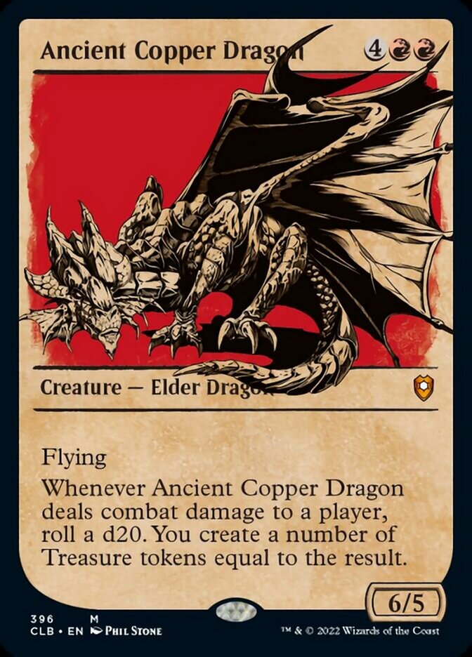 Dragon de cuivre antique (Cadre étendu) [Commander Legends: Battle for Baldur's Gate]