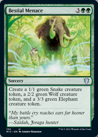 Amenaza bestial [Commander de Innistrad: Cacería de medianoche]