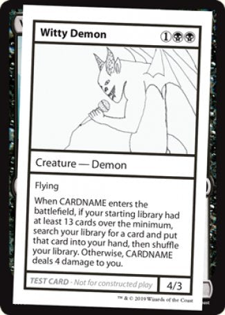 Démon astucieux (Édition 2021) [Cartes de test d'extension Mystery Booster]