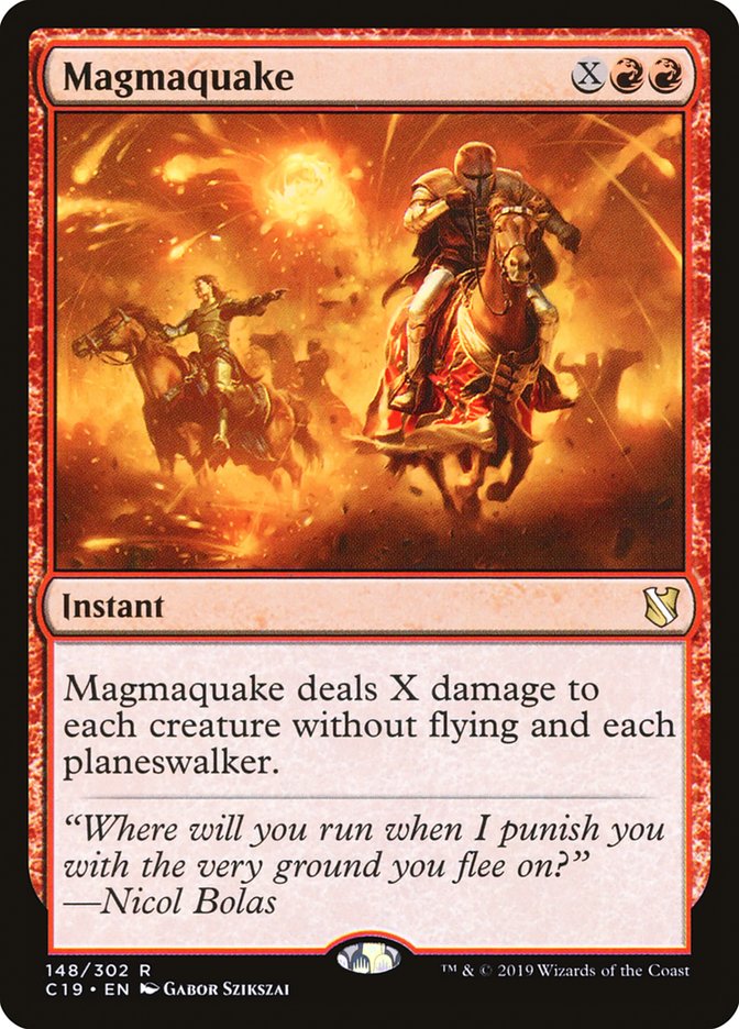 Tremblement de magma [Commander 2019]