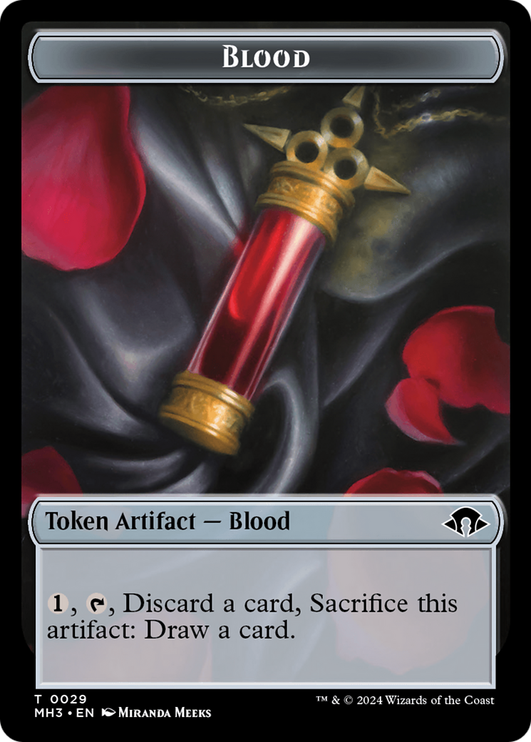Germe phyrexian // Jeton de Sang recto-verso [Jetons Modern Horizons 3]