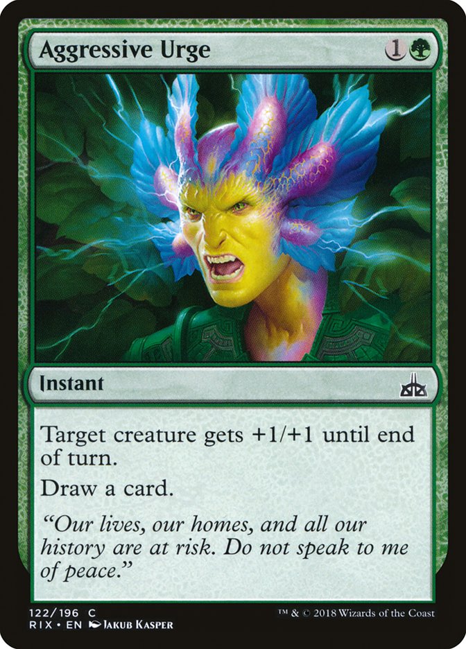 Impulso agresivo [Rivales de Ixalan]