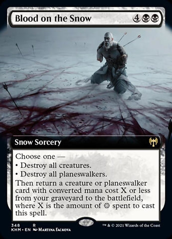 Sangre en la nieve (Arte Extendido) [Kaldheim]