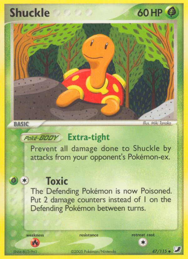 Shuckle (47/115) [EX: Forces Cachées]