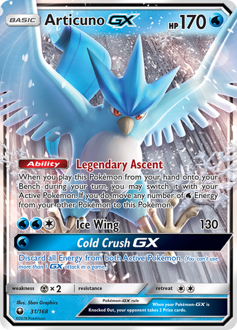 Artikodin GX (31/168) [Soleil et Lune : Tempête Céleste]