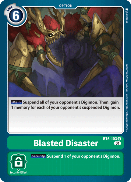 Desastre Desencadenado [BT6-103] [Doble Diamante]