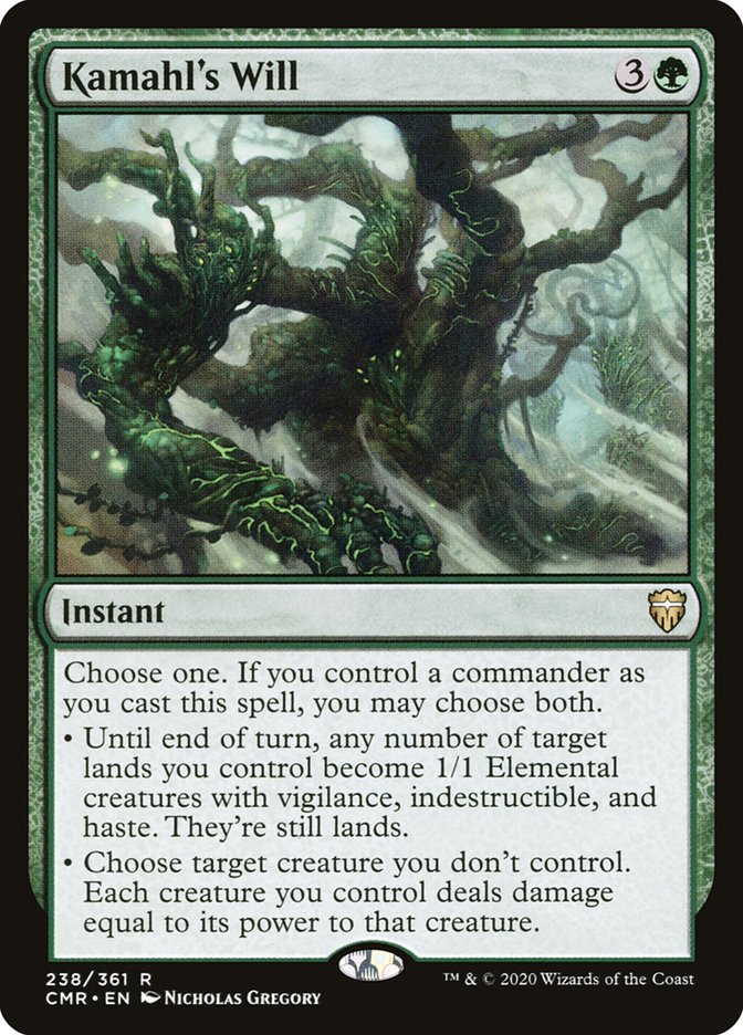 La voluntad de Kamahl [Commander Legends]