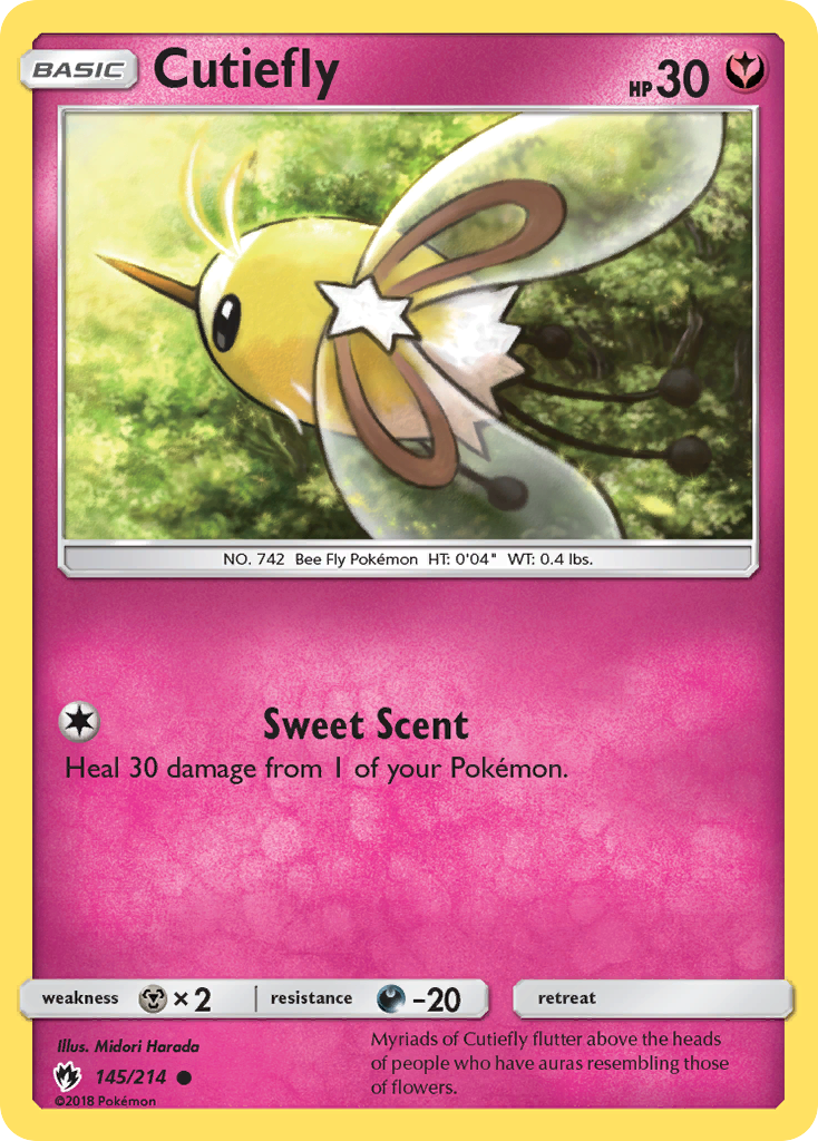 Cutiefly (145/214) [Sol y Luna: Truenos Perdidos]
