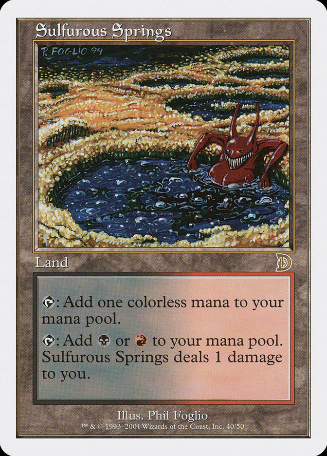 Sources soufrées [Deckmasters]