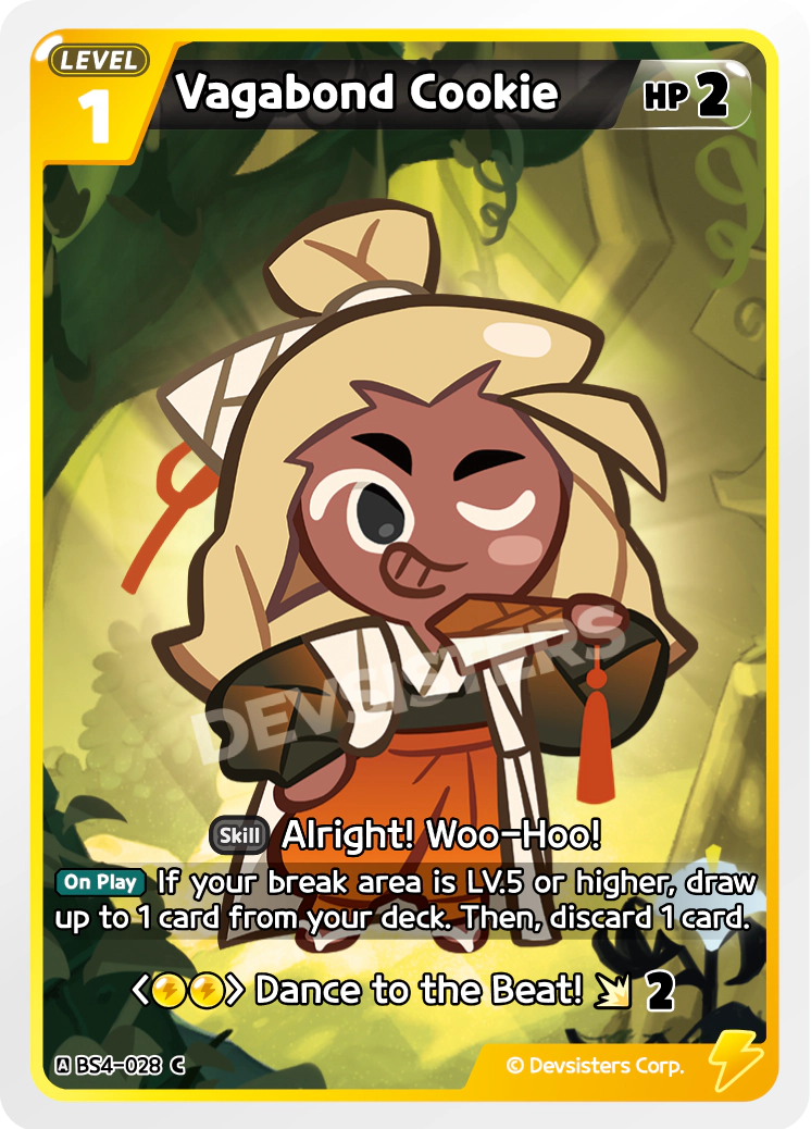 Image for Vagabond Cookie (BS4-028) (BS4) - CookieRun: Braverse TCG