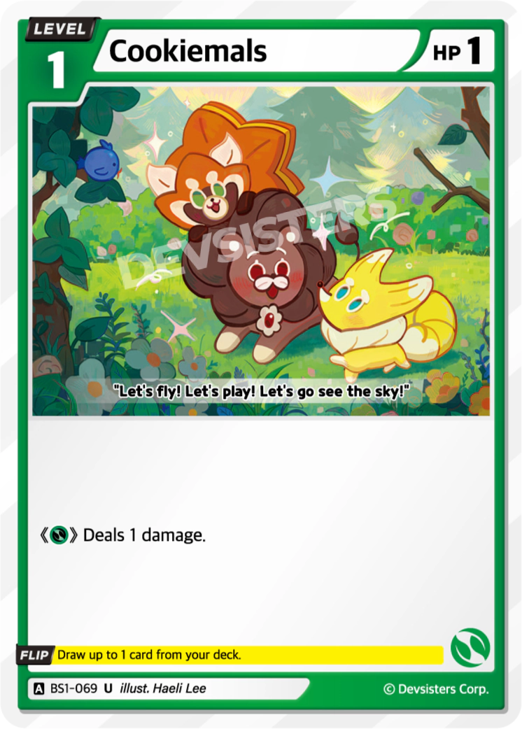 Image for Cookiemals (BS1-069) (BS1) - CookieRun: Braverse TCG
