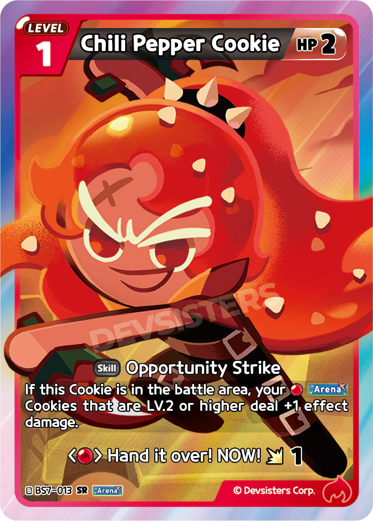 Image for Chili Pepper Cookie (BS7-013) (BS7) - CookieRun: Braverse TCG