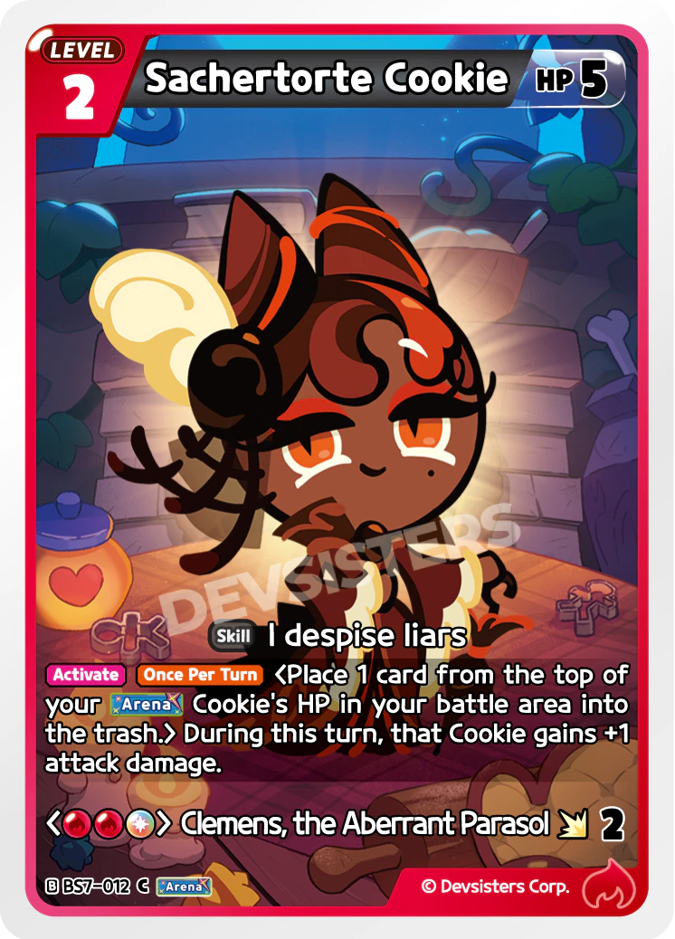 Image for Sachertorte Cookie (BS7-012) (BS7) - CookieRun: Braverse TCG