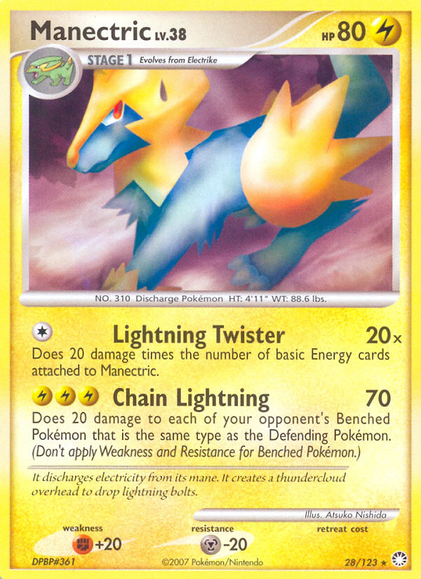 Élecsprint (28/123) [Diamant & Perle : Trésors Mystérieux]