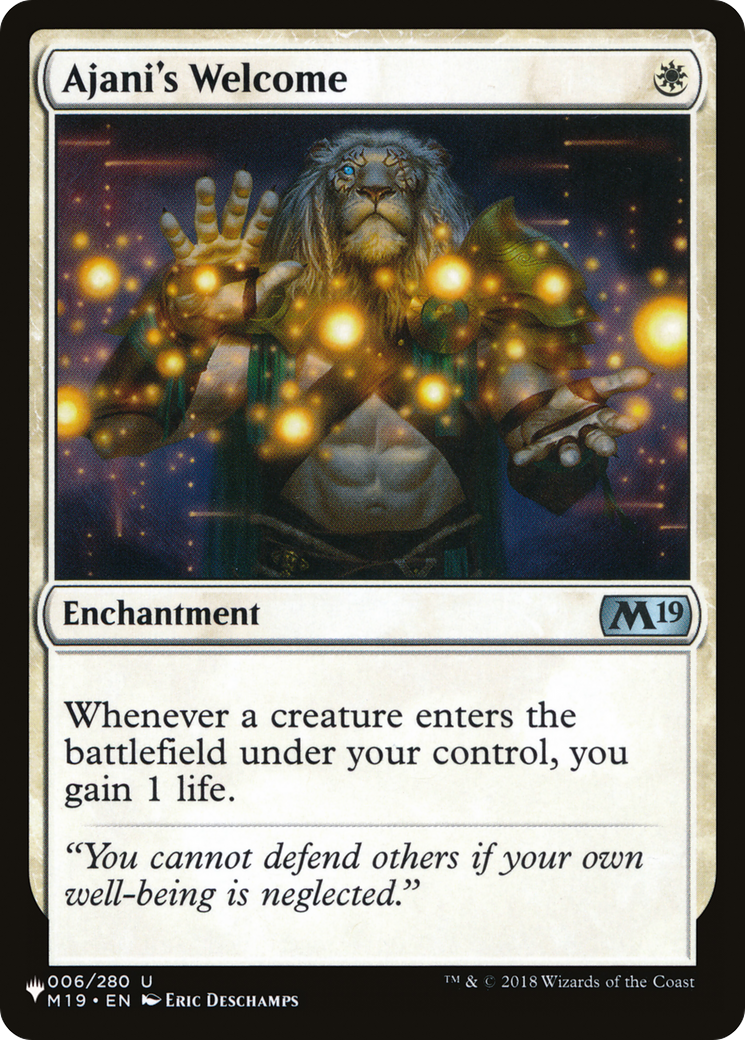 Bienvenida de Ajani [The List]