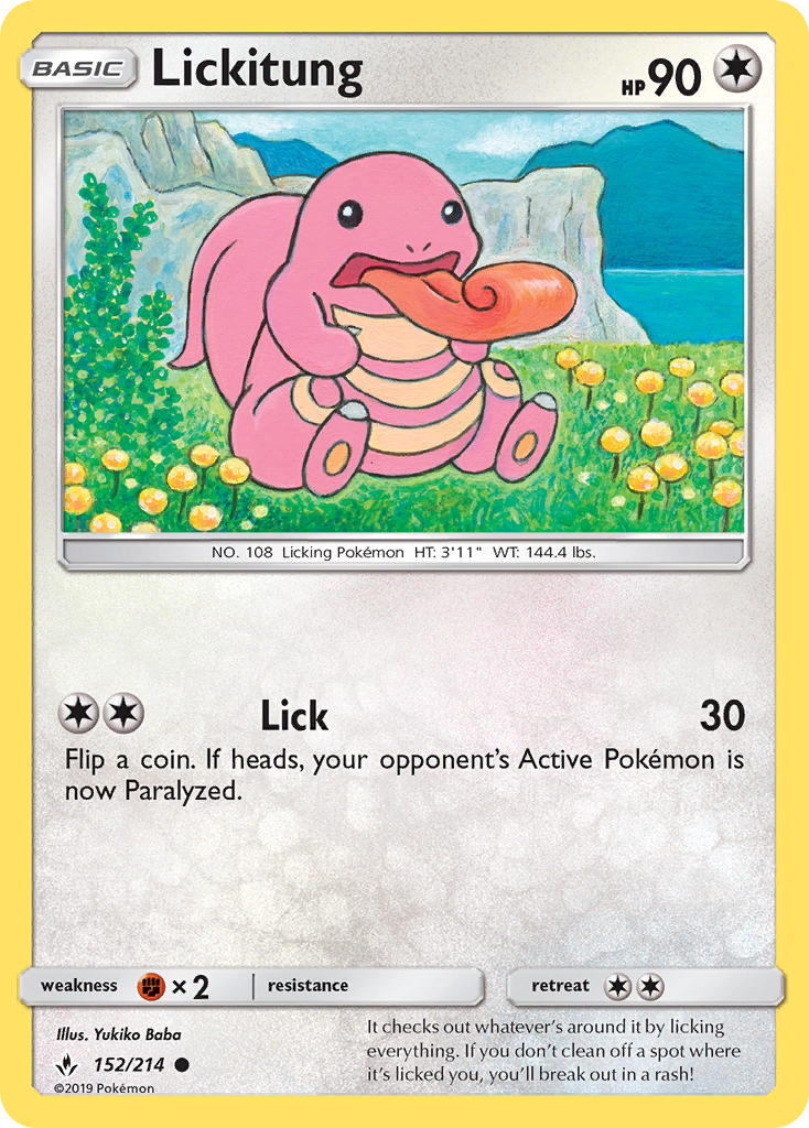 Lickitung (152/214) [Sol y Luna: Lazos Indestructibles]