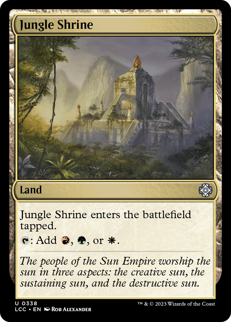 Temple de la jungle [Commander Les Cavernes Oubliées d'Ixalan]