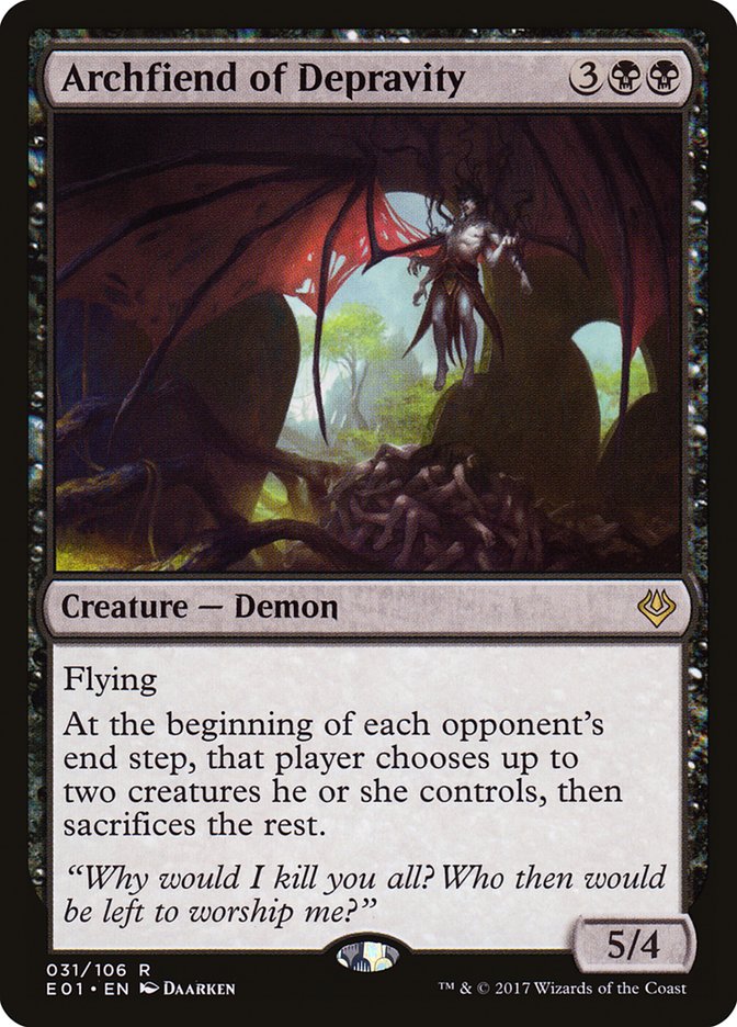 Grand démon de la dépravation [Némésis : Nicol Bolas]