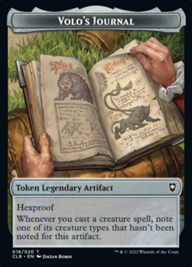 Ficha de Diario de Volo [Commander Legends: Battle for Baldur's Gate Tokens]