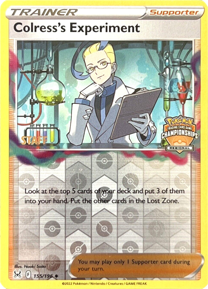Experimento de Colress (Campeonatos Regionales) (Personal) [Espada y Escudo: Origen Perdido]