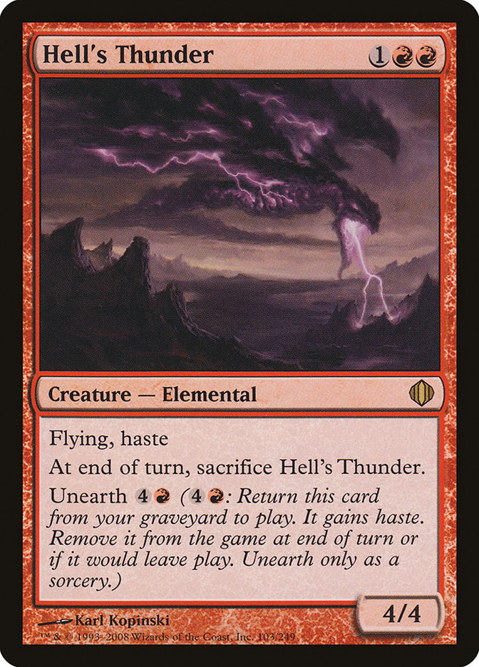 Tonnerre de l'enfer [Éclats d'Alara]
