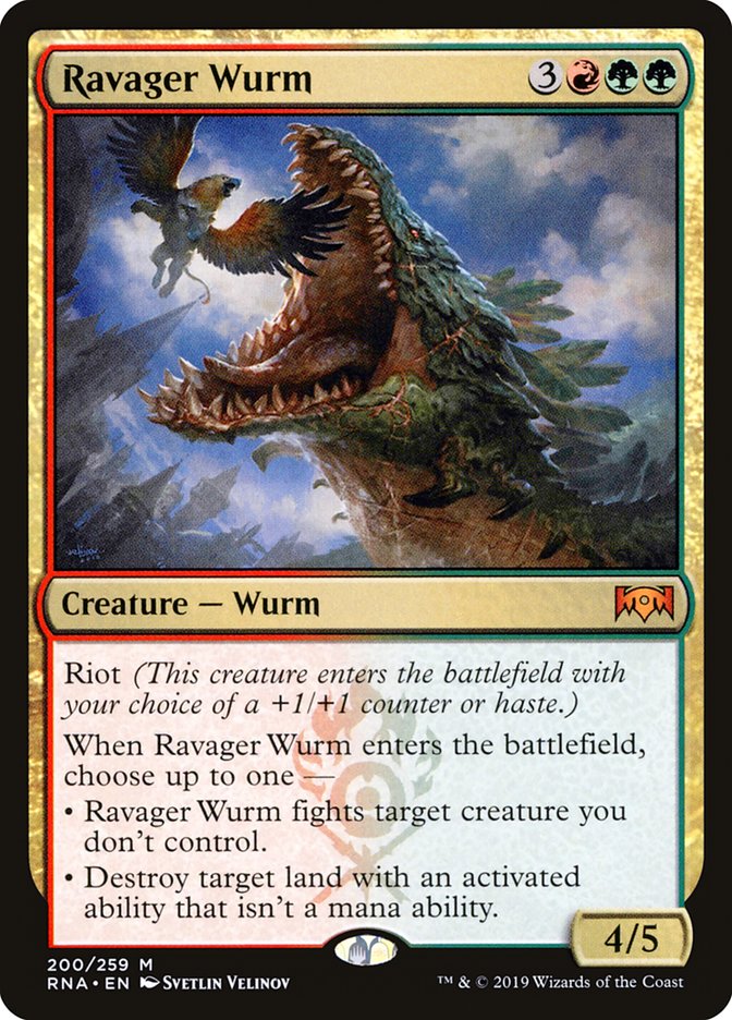 Wurme ravageur [Allégeance de Ravnica]