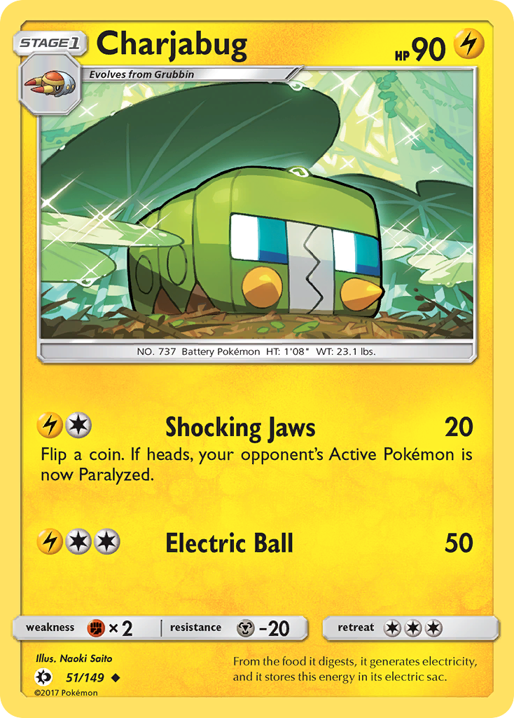 Charjabug (51/149) [Soleil et Lune : Set de base]