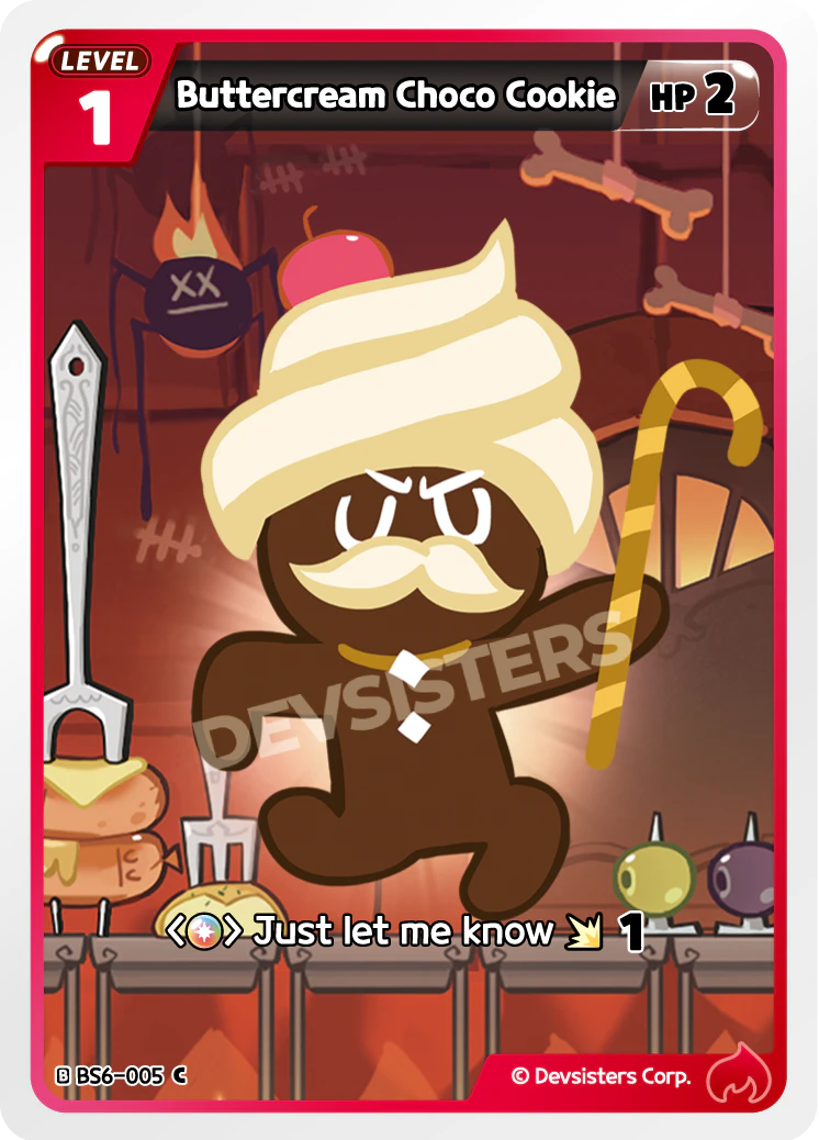 Image for Buttercream Choco Cookie (BS6-005) (BS6) - CookieRun: Braverse TCG