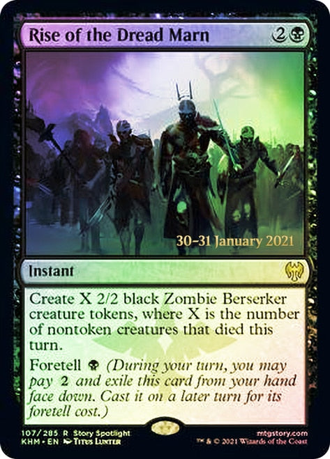 L'Ascension du Marn terrifiant [Cartes promos d'avant-première Kaldheim]