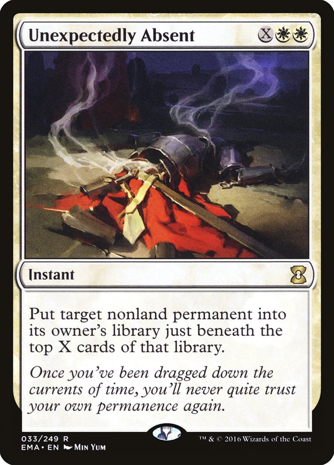 Absence imprévue [Eternal Masters]