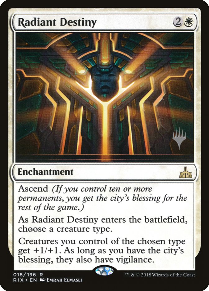 Destinée radieuse (Pack promo) [Promos Les Factions d'Ixalan]