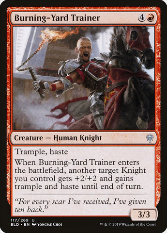 Entrenador de patio de combustión [Trono de Eldraine]