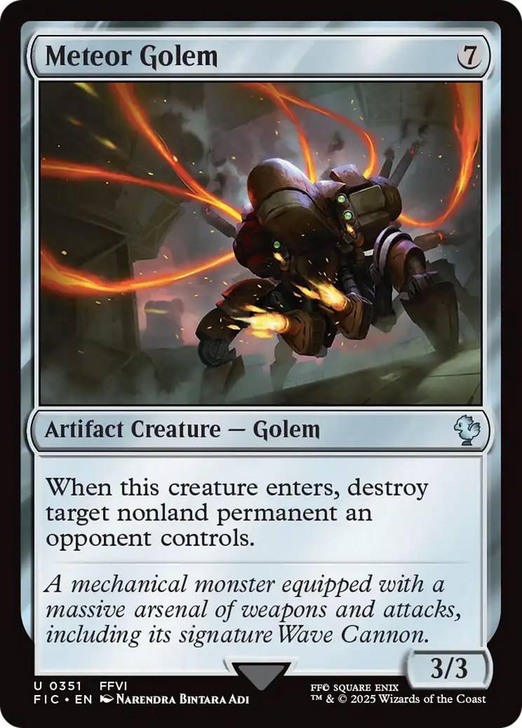Golem Météore [FINAL FANTASY Commander]