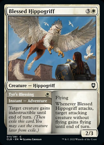 Hipogrifo Bendito // Bendición de Tyr [Commander Legends: Battle for Baldur's Gate]